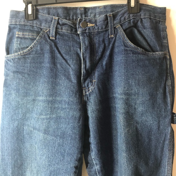❤️Y2K Dickies blue jeans denim pockets 32 x30 - Picture 3 of 5